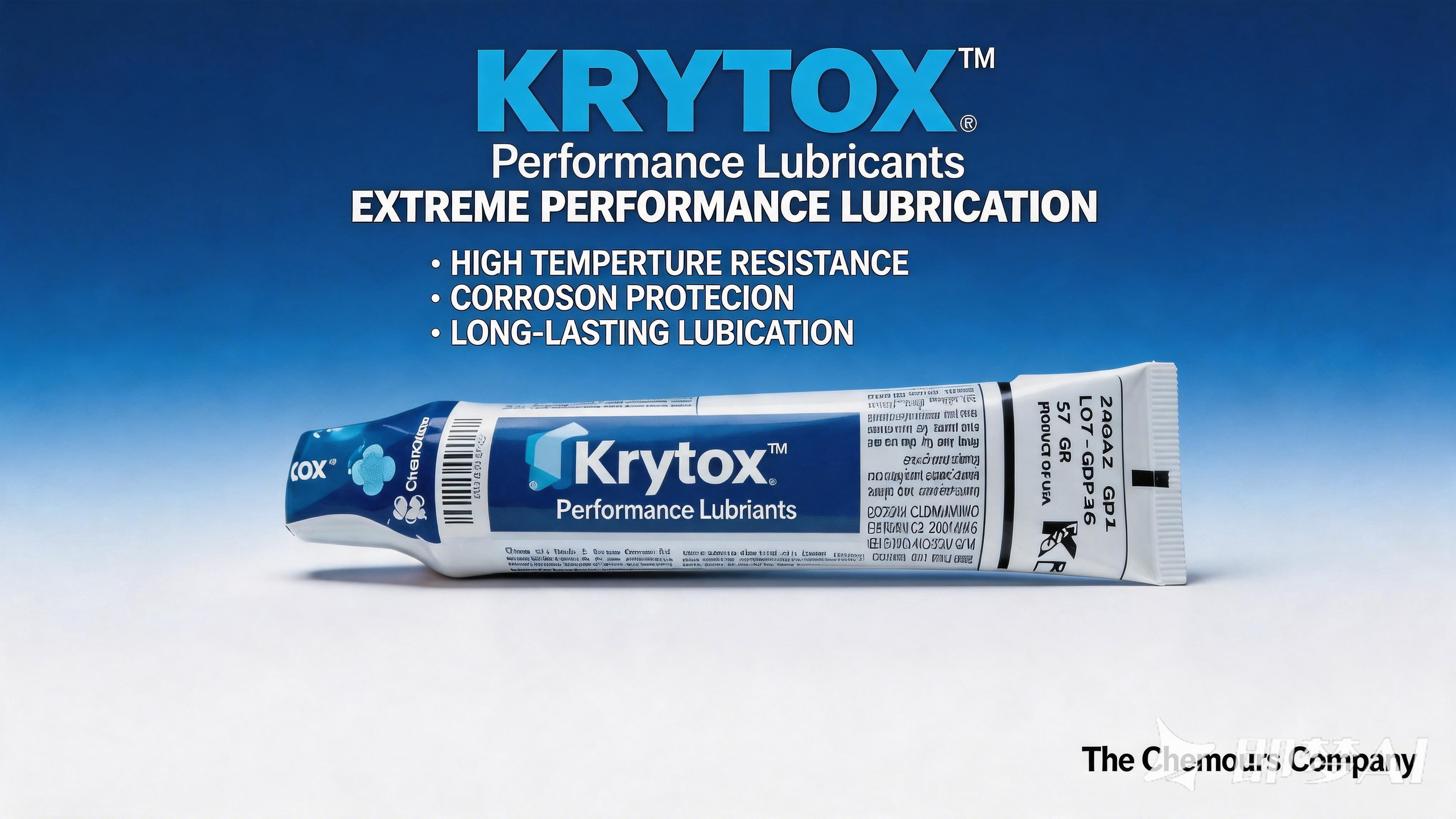 美国科慕化学高性能全氟聚醚润滑脂 Krytox 240AB (57g)