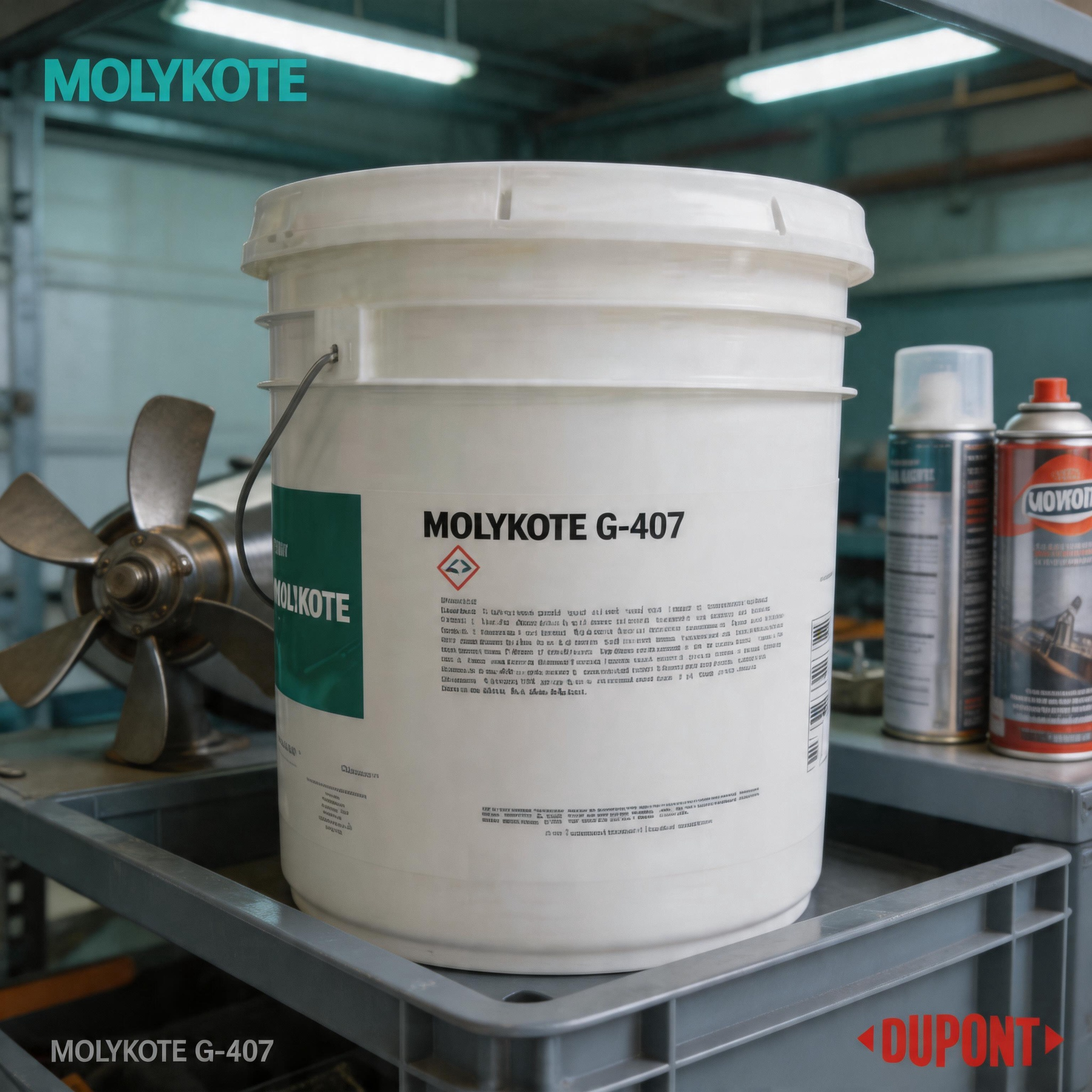 杜邦工业级高性能润滑脂MOLYKOTE? G-407 (18.1kg装)