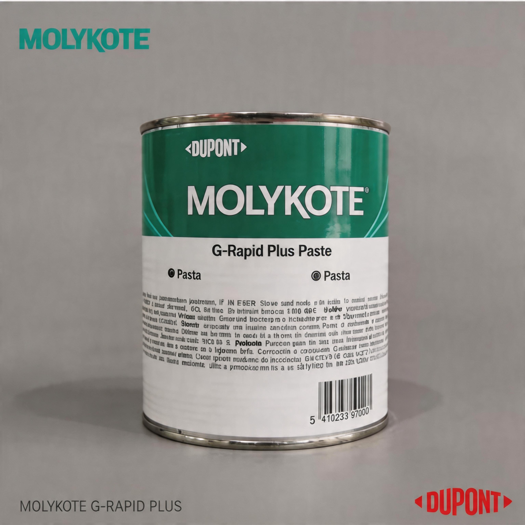 杜邦工业级耐高温二硫化钼装配油膏Molykote G-Rapid 1Kg装