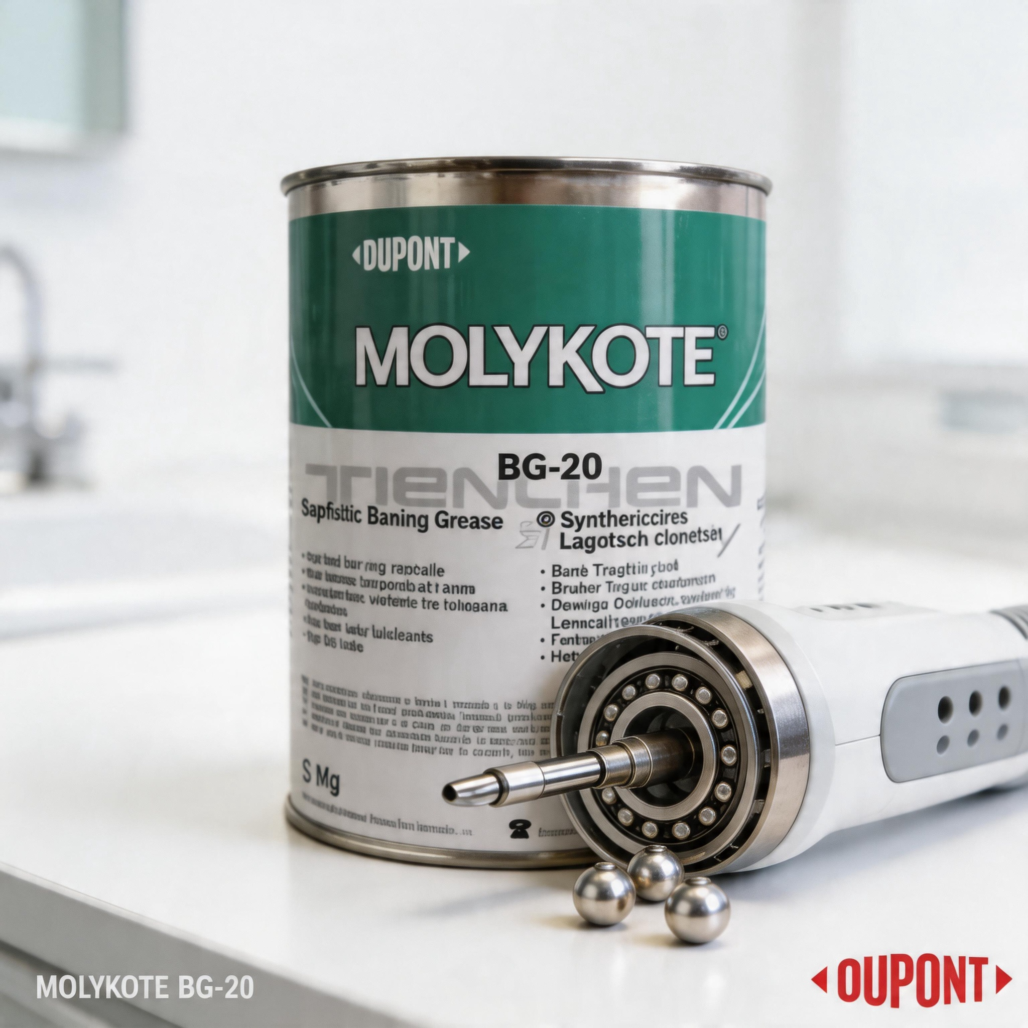 杜邦工业级高性能高速轴承润滑脂MOLYKOTE? BG 20 Grease 1kg装