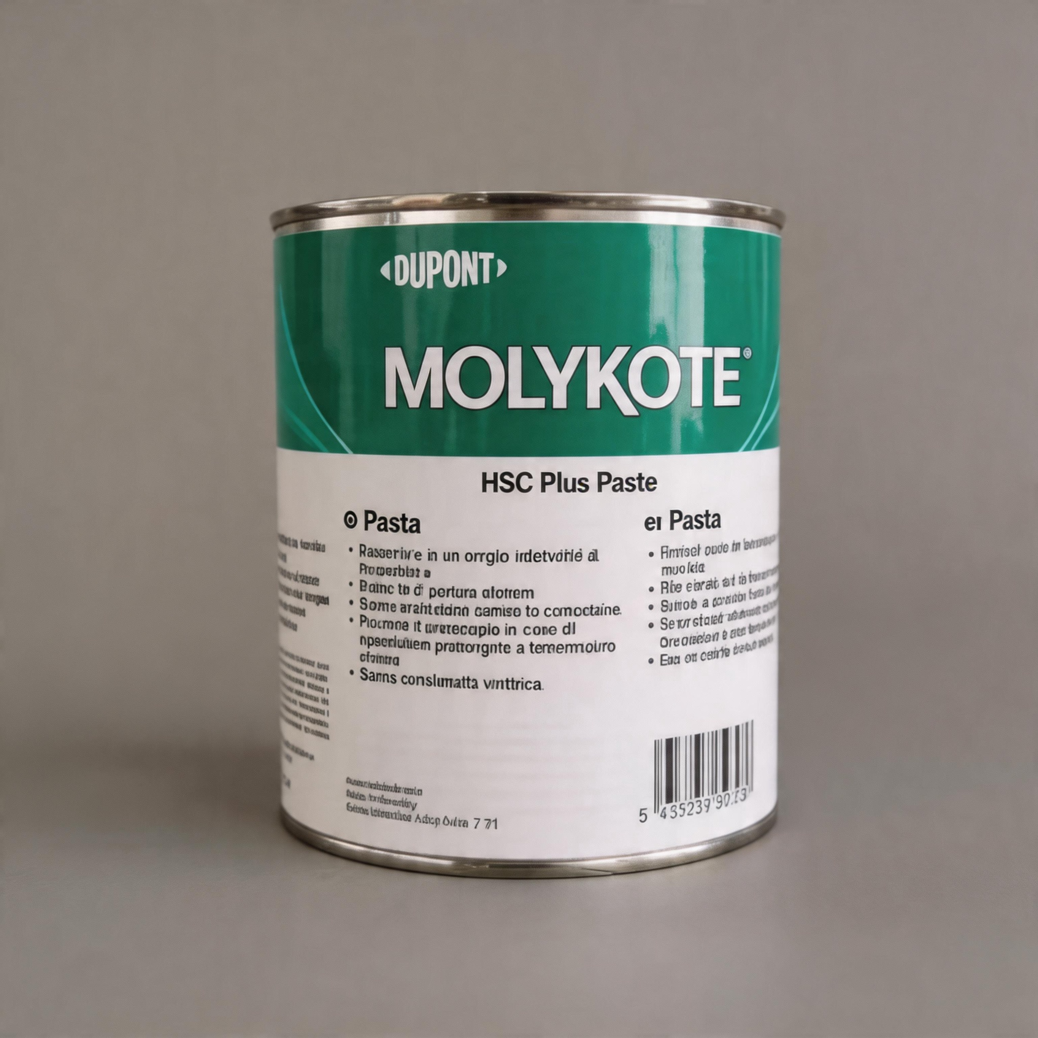 杜邦工业级耐高温螺纹防卡油膏Molykote HSC 1Kg装