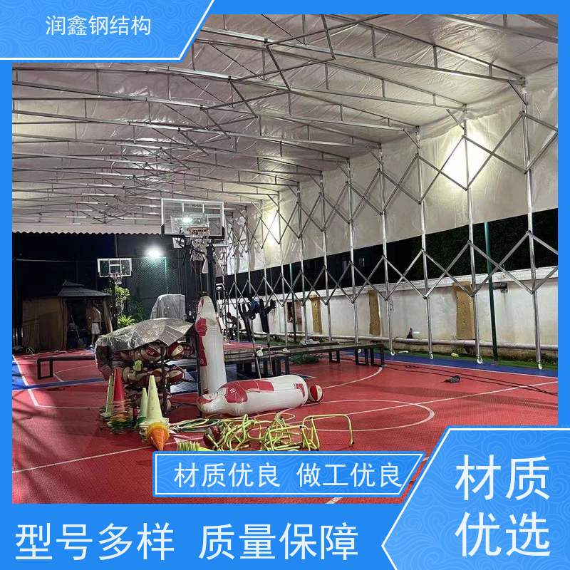 润鑫 过道通道 移动可伸缩雨篷 包设计安装 防火阻燃