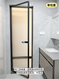Single package glass door