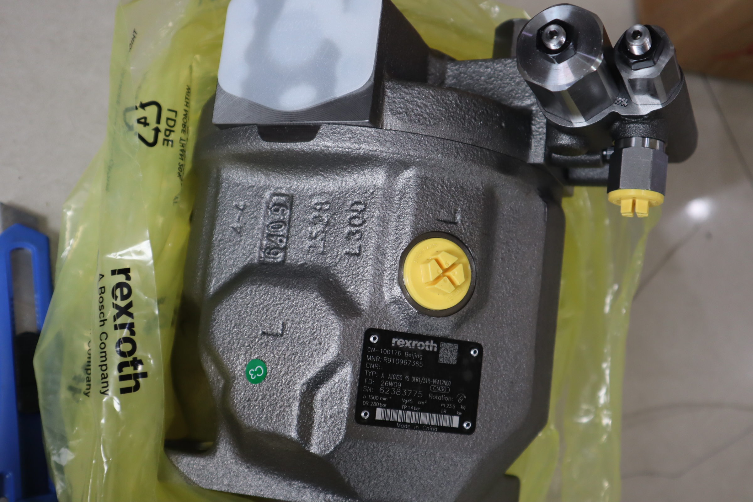 A A10VSO45DFR1/31R-VPA12N00 R910967365 力士乐REXROTH 柱塞泵