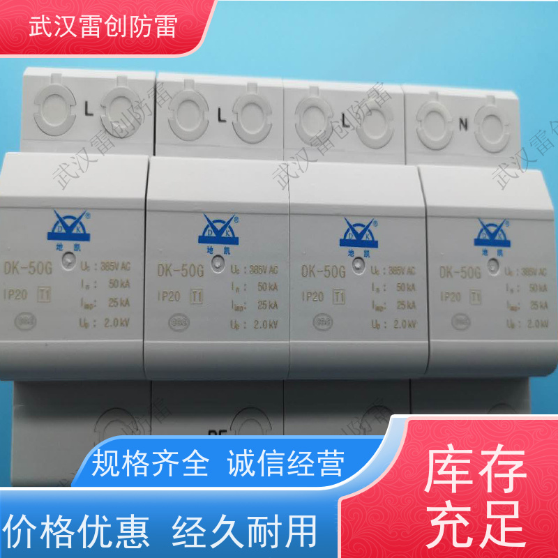 雷创 石墨型电源防雷器 DK-80 4P/2P 三相防雷模块 响应快速
