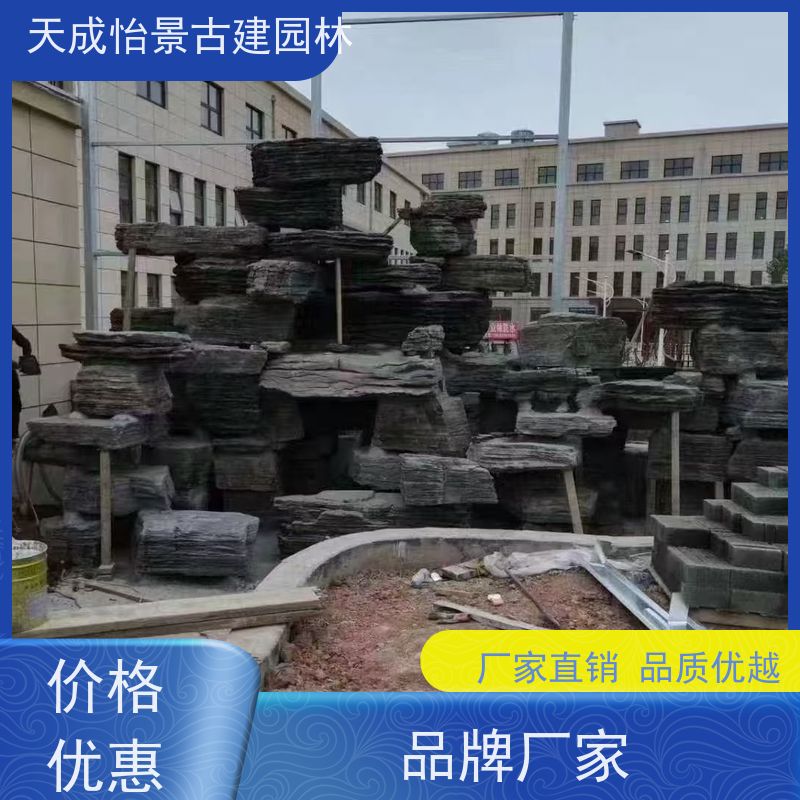 怀柔 小区绿化工程 GRC假山源头生产厂家 快速上门安装