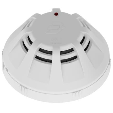 Point type photoelectric smoke and fire detector
