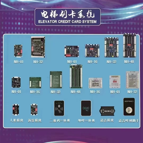Elevator control card swiping device