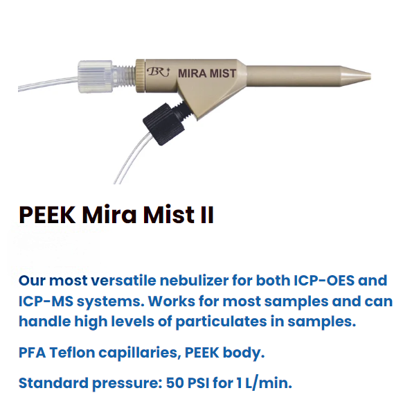 安捷伦Burgener PEEK雾化器 G3161-80001 Mira Mist nebulizer 原装进口
