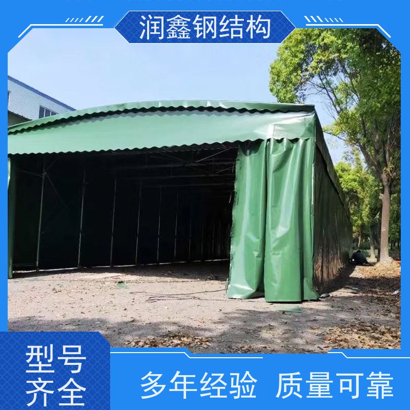润鑫 户外体育场 移动可伸缩雨篷 上门安装 结实耐用