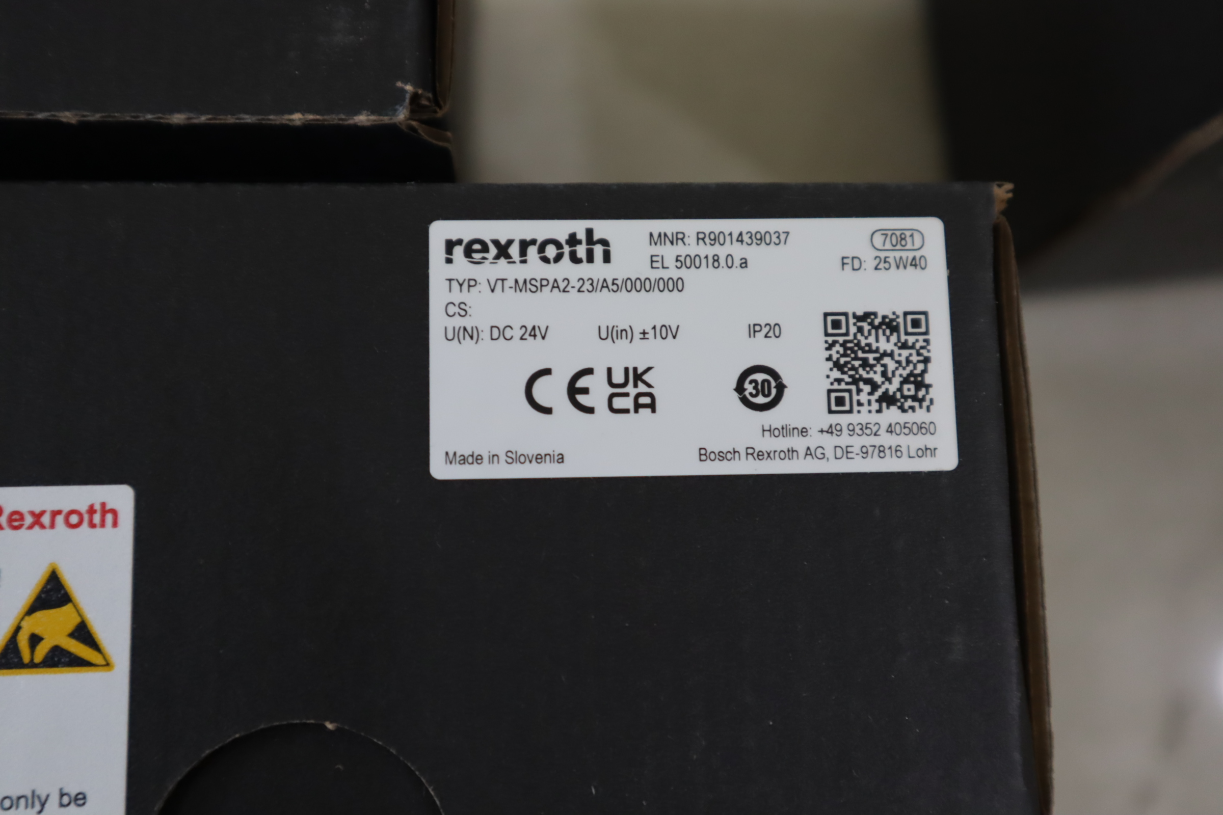 R901439037 VT-MSPA2-23/A5/000/000 力士乐REXROTH