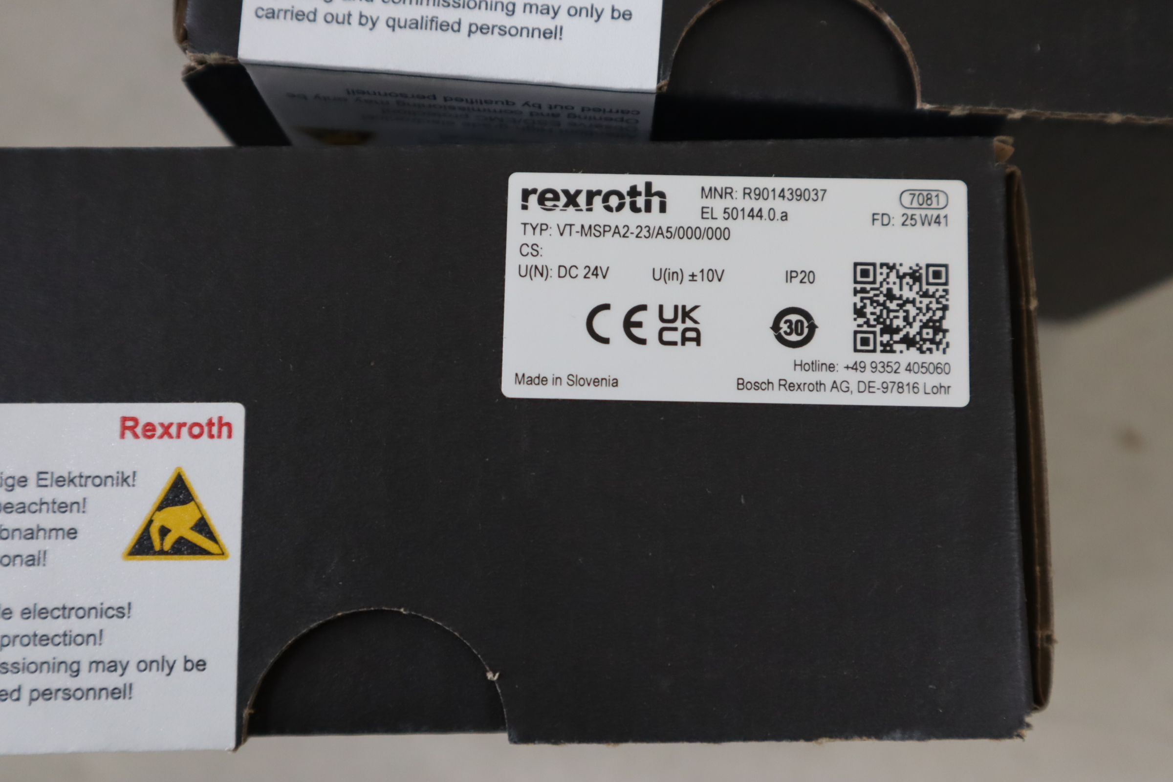 R901439037 VT-MSPA2-23/A5/000/000 力士乐REXROTH