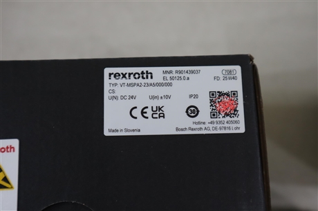 R901439037 VT-MSPA2-23/A5/000/000 力士乐REXROTH