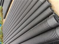 HDPE double wall corrugated pipe DN160/300/500 polyethylene municipal engineering drainage and sewage pipeline