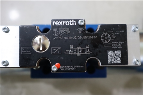 4WRAE10W60-21/G24N9K31/F1V R900920055 德国力士乐REXROTH比例阀