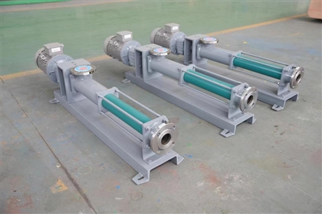 G-type sanitary grade wear-resistant and non clogging stainless steel screw pump