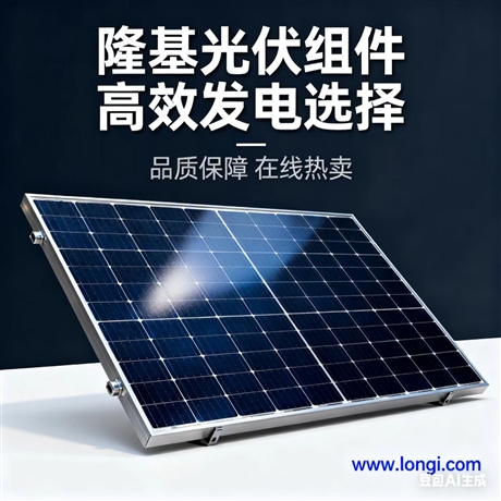 Longi Conventional Double Glass Aluminum Frame 615W