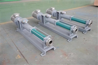 G-type sanitary grade wear-resistant and non clogging stainless steel screw pump