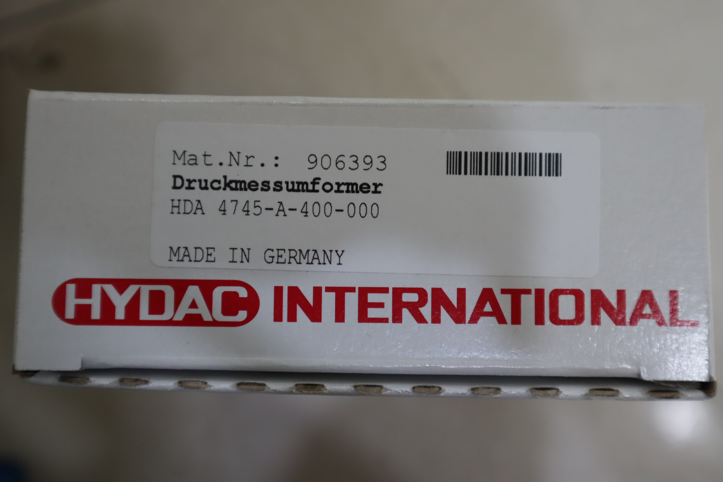 HDA 4745-A-400-000 906393 贺德克HYDAC压力温度传感器