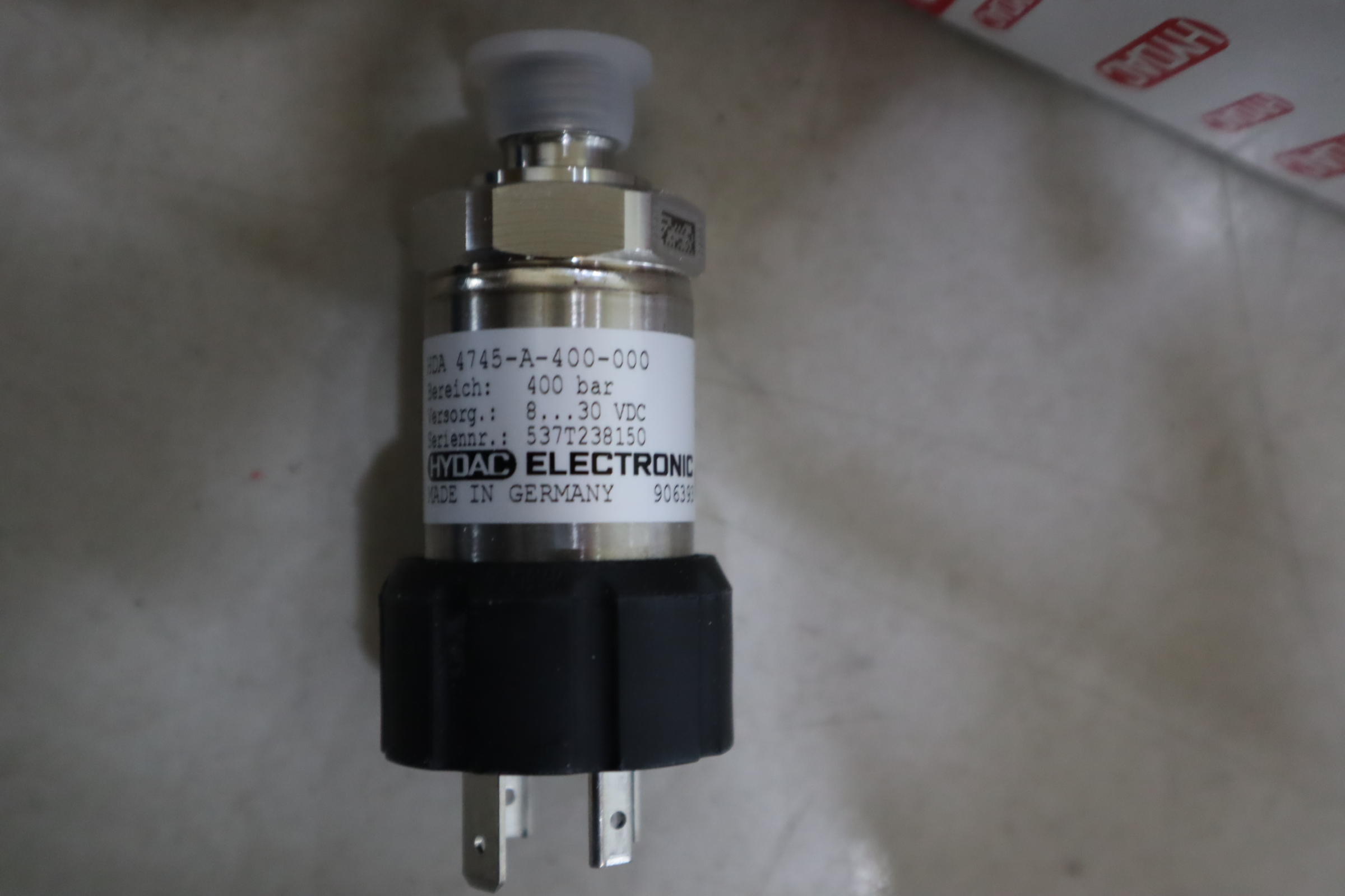 HDA 4745-A-400-000 906393 贺德克HYDAC压力温度传感器