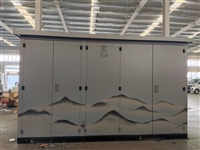 New Chinese style landscape painting box type substation shell outdoor anti-corrosion distribution room box YIHANG brand