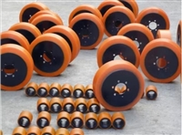 Wear resistant and high elasticity polyurethane coated wheels, industrial machinery transmission rollers, customized processing