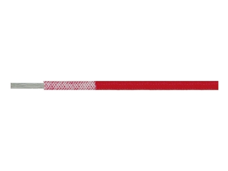 Red glass fiber woven silicone rubber high-temperature resistant wire AWN3122/3133 tin plated copper core 600V
