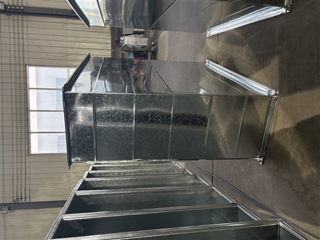 Galvanized steel sheet common plate flange air duct rectangular ventilation duct for fire smoke exhaust and ventilation engineering