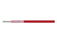 Red glass fiber woven silicone rubber high-temperature resistant wire AWN3122/3133 tin plated copper core 600V