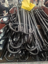 National standard carbon steel anchor bolt L-type embedded parts for high-strength anchor bolts used in fixing building steel structure foundations