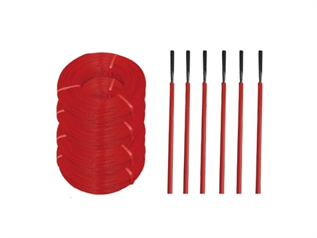Teflon insulated carbon fiber heating wire 600V high temperature resistant heat tracing belt T700SC carbon wire heating cable