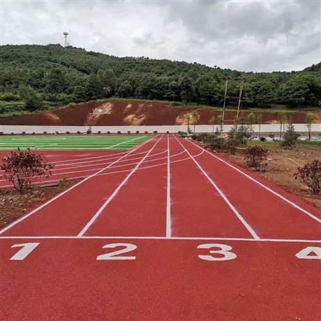 EPDM colored rubber particles, environmentally friendly and wear-resistant plastic track ground material