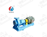 Fluorine lined centrifugal pump