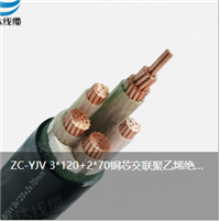 Copper core cross-linked polyethylene insulated flame-retardant power cable