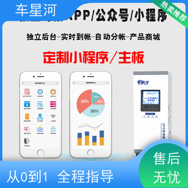 车星河 自助清洁设备 洗车机主板系统更换 整店输出 上门安装