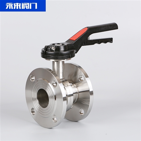 Stainless steel flange butterfly valve duckbill flange butterfly valve pull rod flange butterfly valve