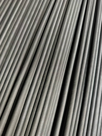 Hot dip galvanized wire rod for anti-corrosion and rust prevention, fully threaded tooth strip, special for building curtain wall brackets