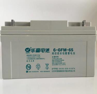 Huafu 6-GFM-65 valve regulated sealed lead-acid battery 12V65AH UPS power supply DC screen dedicated battery