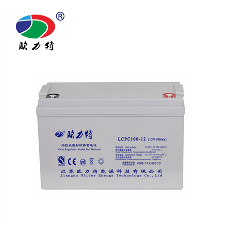 Oulite LCPC100-12 valve controlled sealed gel battery for 12V100Ah energy storage UPS power supply
