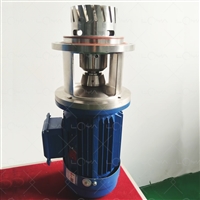 Tank bottom high shear emulsifier
