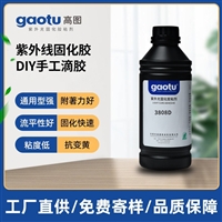 Low odor, fast drying UV crystal drip glue, strong and transparent DIY handmade adhesive
