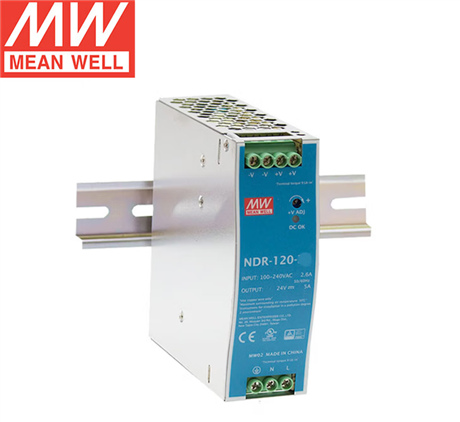 Mingwei Industrial Switching Power Supply - High Efficiency, Stable, Wide Voltage Input, Specialized for Automation Equipment