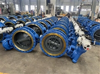 Hard sealed high temperature and high pressure butterfly valve, wear-resistant and corrosion-resistant industrial pipeline valve, hard collision