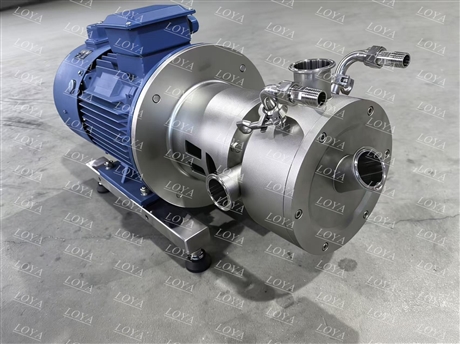 Powder liquid homogenization emulsion pump