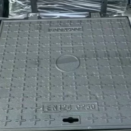 EN124 C250 ductile iron inspection manhole cover square anti slip heavy-duty municipal road rainwater grate