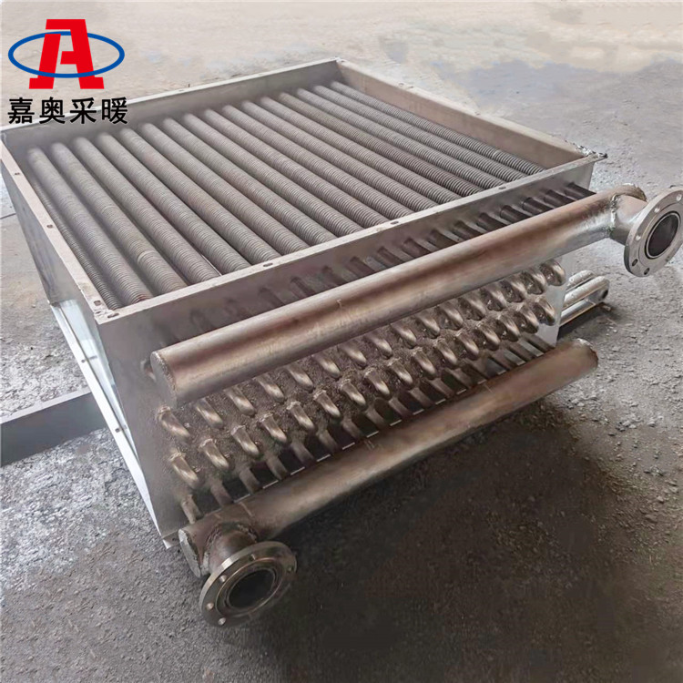 草莓大棚翅片管工业散热器 钢制绕片管散热器定制