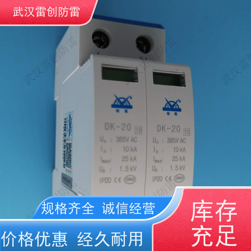 雷创 石墨型电源防雷器 DK-25G 4P 单相防雷模块 响应快速