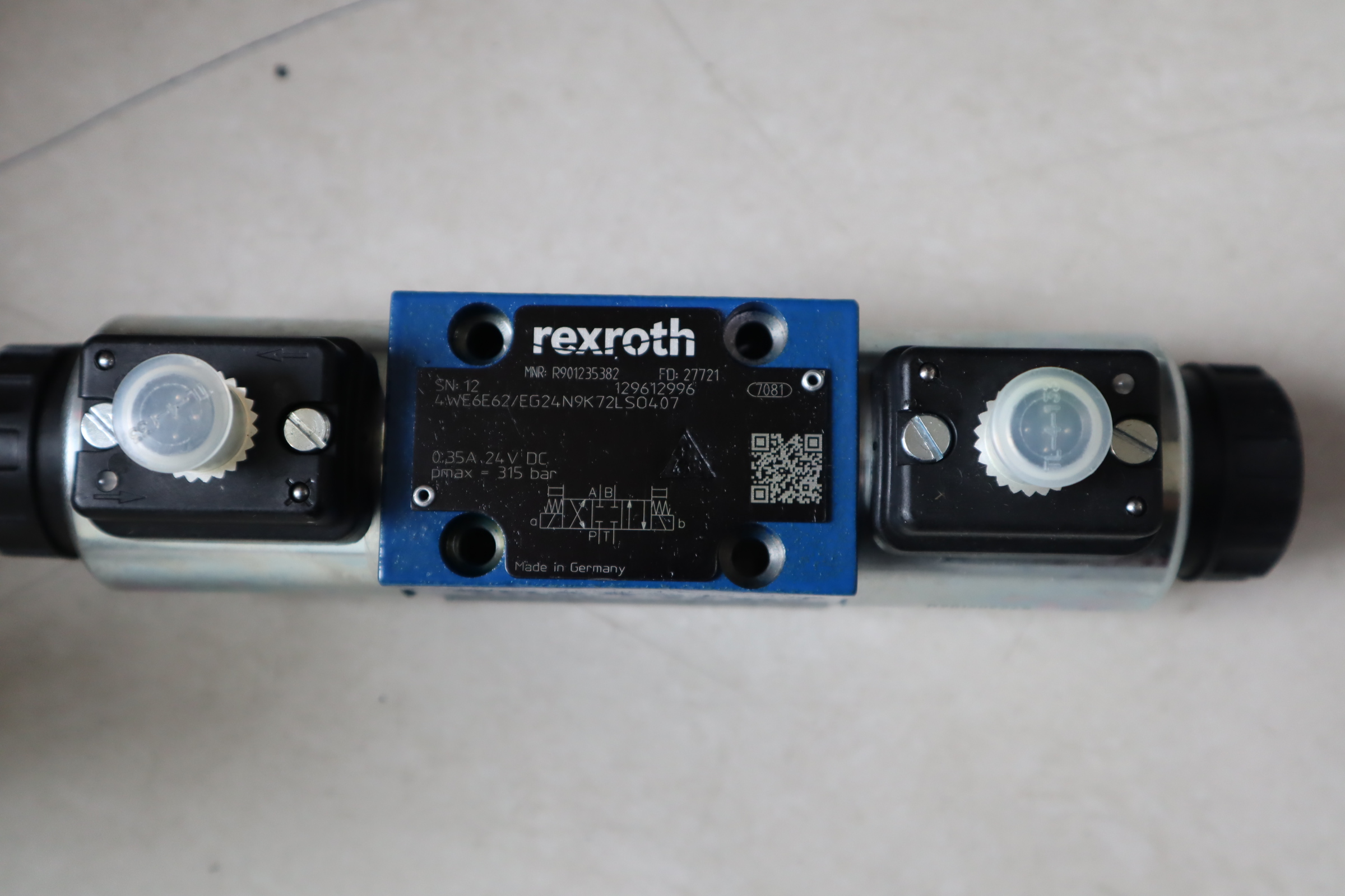 4WE6E6X/EG24N9K72LSO407 R901235382 德国力士乐REXROTH电磁阀