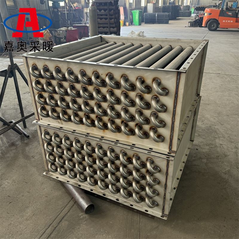 发电厂取暖用导热油翅片管换热器 一体式蒸汽水换热器厂家品牌