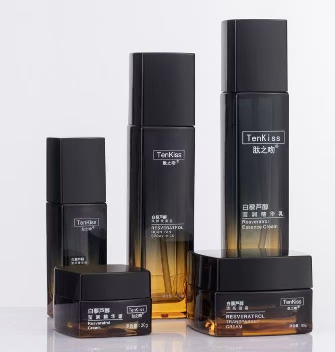 高档香水玻璃瓶定制丝印烫金logo 5-100ml